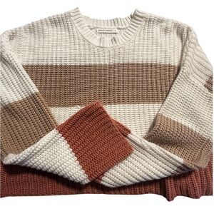 Colorblock Knit Sweater